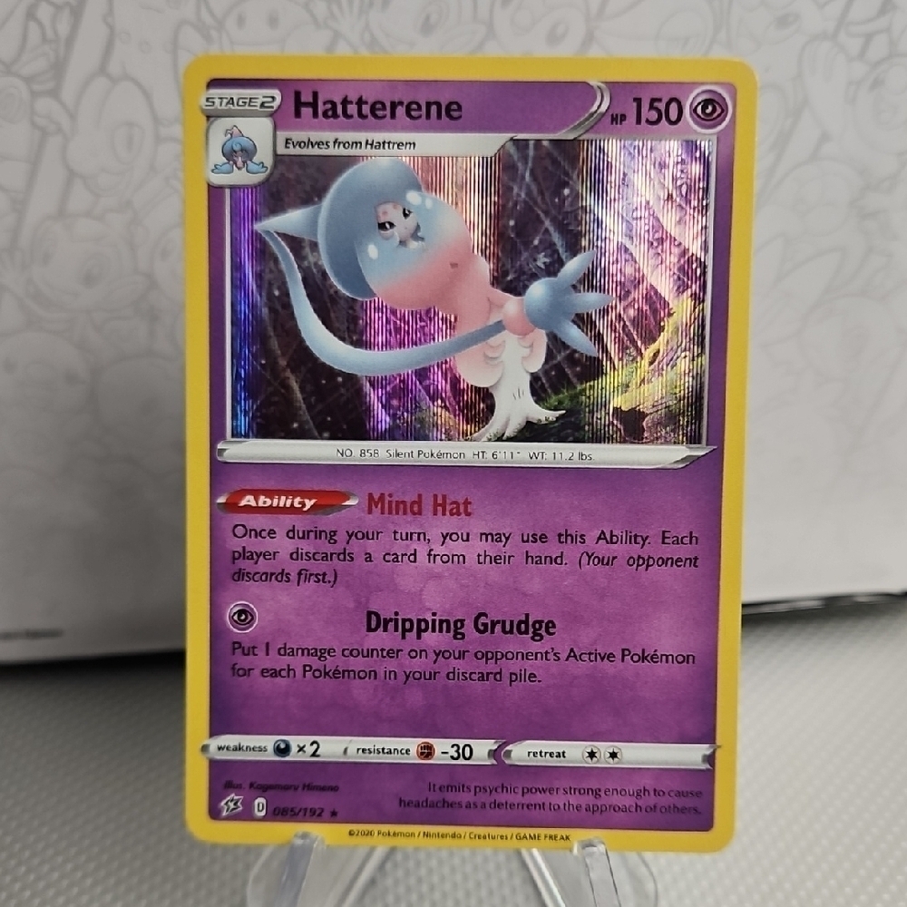 Hatterene 085/192 Pokemon TCG Holo Rare